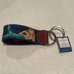 Smathers & Branson Mermaid Blue Key Fob